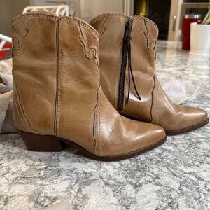 Free People Leather Booties